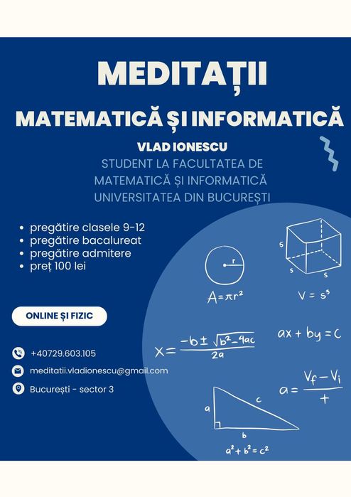 Meditatii Matematica-Informatica 9-12
