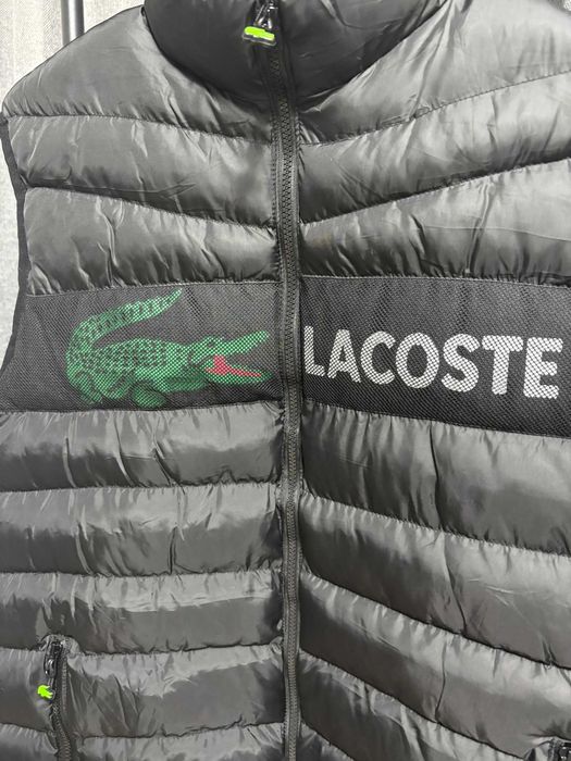 Vesta Lacoste Neagra, Cod QR, Calitate Premium, Marimi S,M, L, XL, XXL