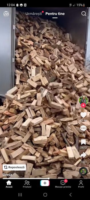 Lemne de foc paletizate