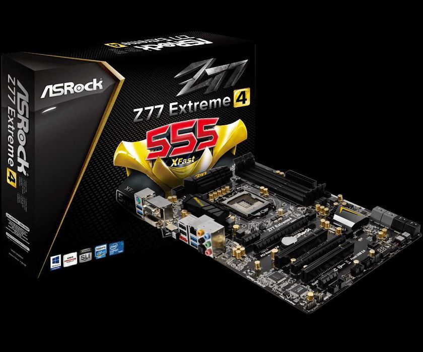 ASRock Z77 Extreme 4 DDR3 1155 soket holati ideal + Garantiya