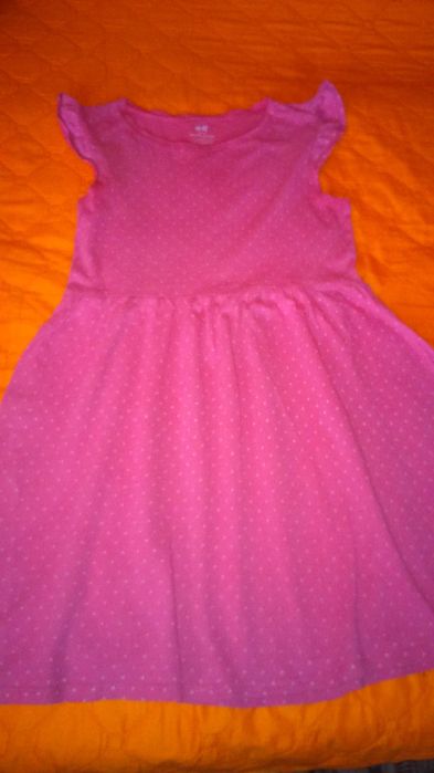 Рокля за момиче размер 140-памучна за 15 лева (7,67 евро)