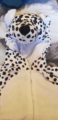 Costum deghizare leopard alb marimea 128
