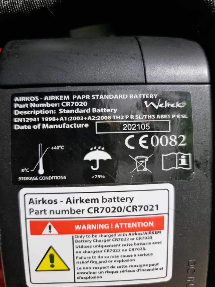 Masca de sudura cu ventilatie  airkos -Airkem parp standard battery