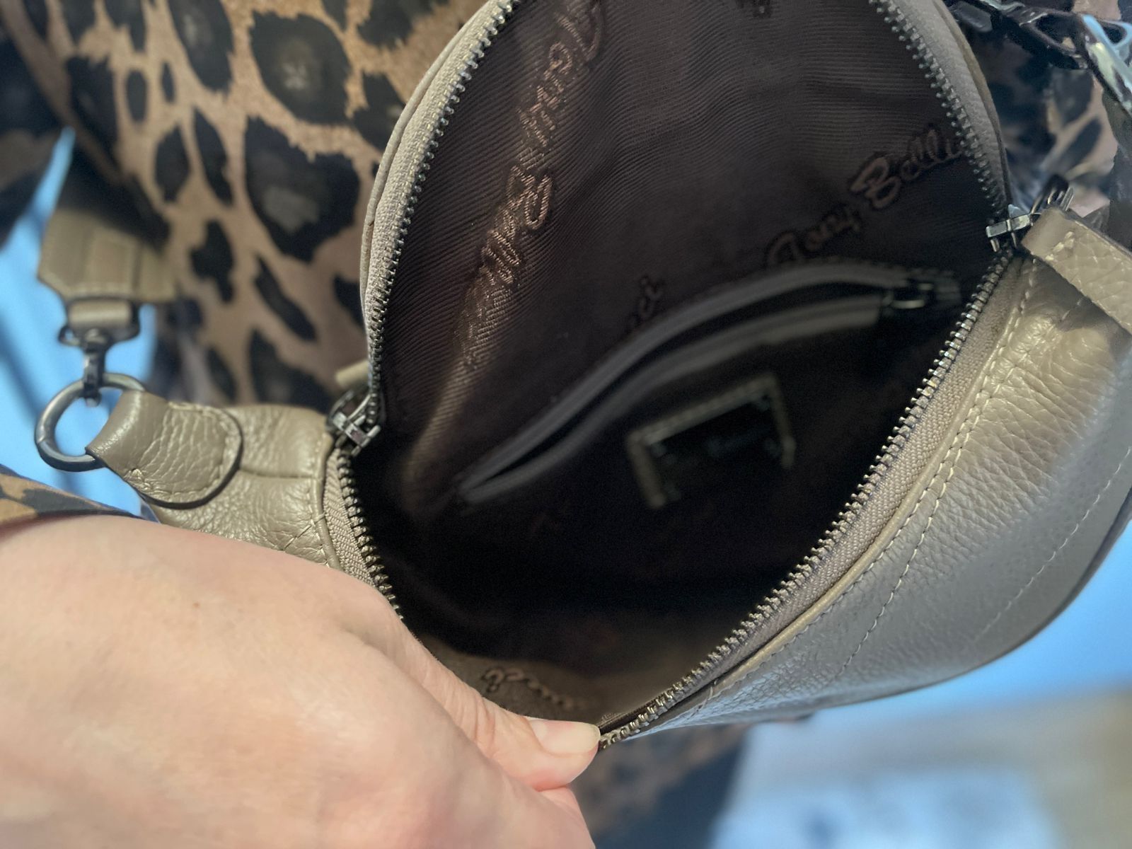 Итальянская сумка из натуральной кожи Toni Bellucci