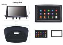 Navigatie Android Megane 2 si 3 ,Fluence + Rama speciala 7 sau 9 inch