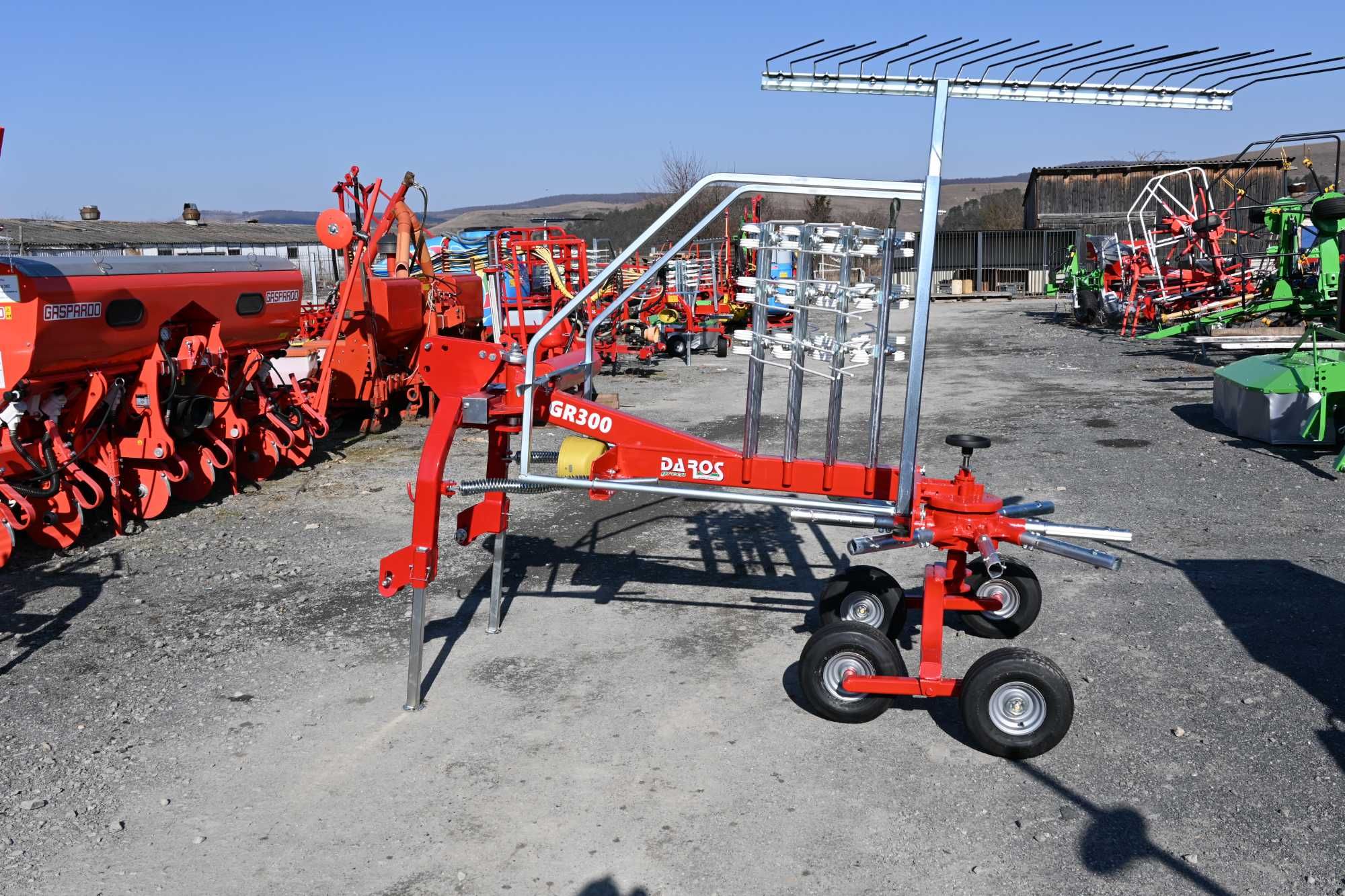 Grebla rotativa de adunat DA ROS GR 300 SN 4R - fabricat in ITALIA