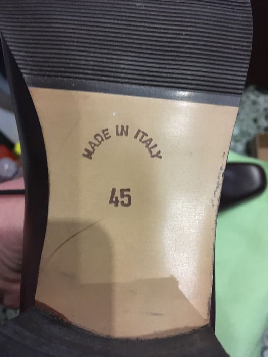 Нови италиански боти, размер 45, естествена кожа