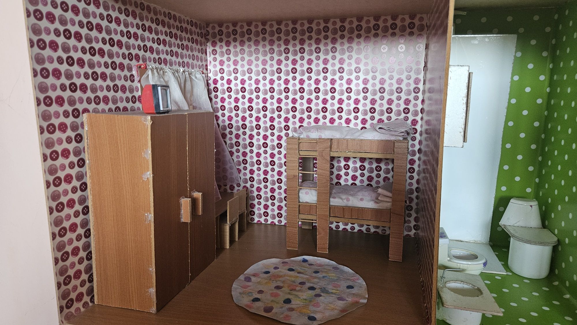 Къща за кукли Барби, ръчно изработена