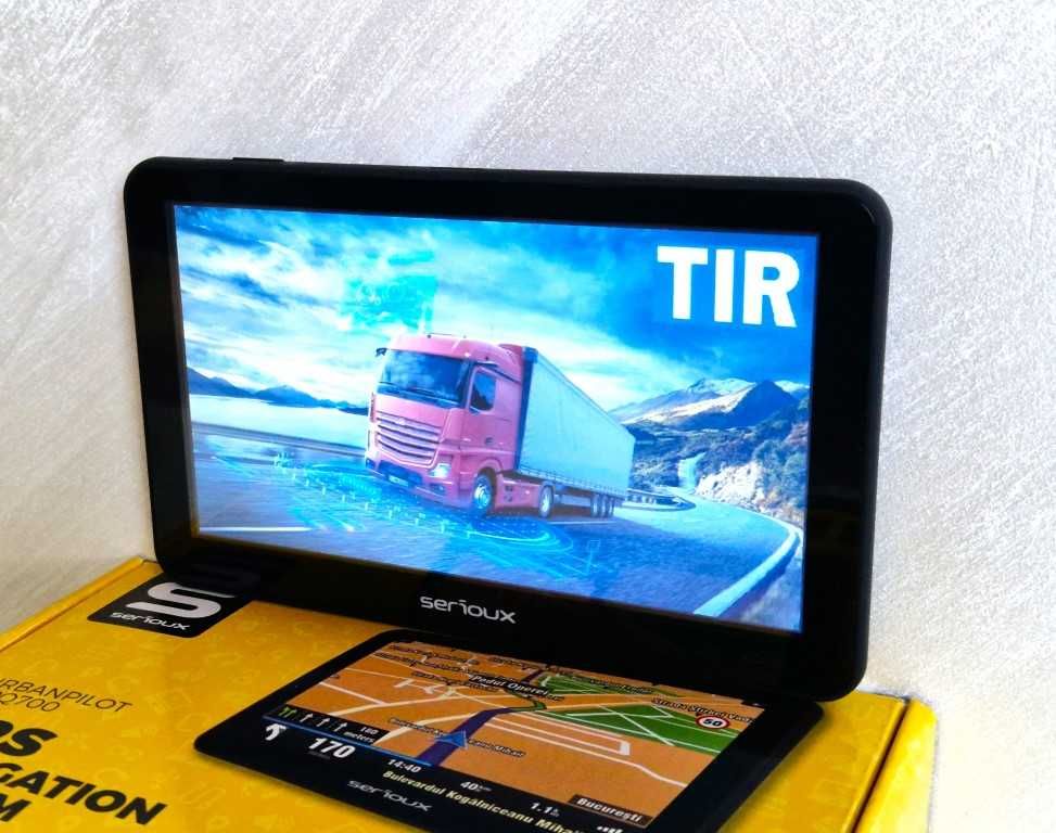 Navigator GPS  -SERIOUX 7" inch.Actualizat. pt TIR,Camion.NOU.Garantie