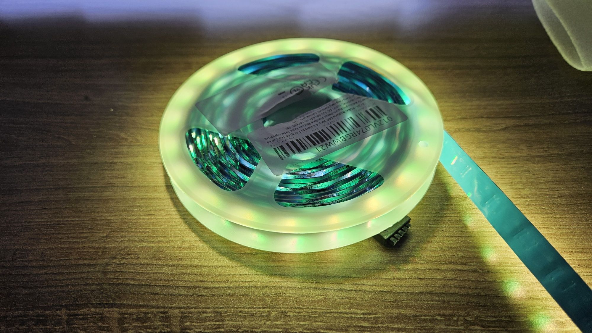 Комплект RGBWW контролер и LED лента 5 метра.