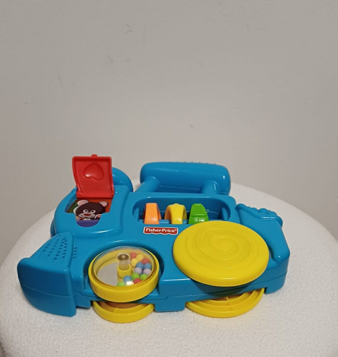 Trenulet cu activitati si sunete Fisher Price