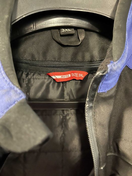 Текстилно мото яке AKITO SPARTAN 2.0,3XL-60,протектори и подплата