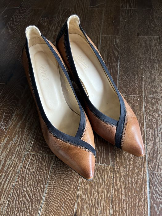 Дамски обувки GiAnni 38 номер, цвят коняк