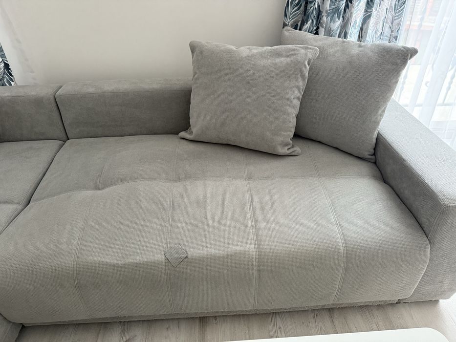 Ъглов диван с механизъм сън