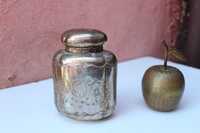 Tea caddy, sticla pentru frunze de ceai, inceput secol 20