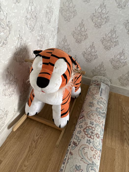 Мягкая игрушка качалка тигр
