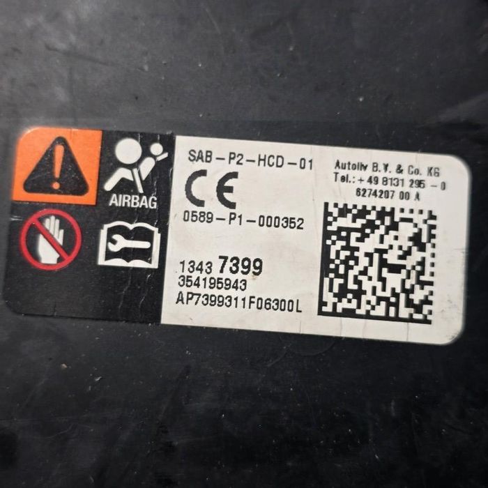 Airbag scaun dreapta fata Opel Zafira C