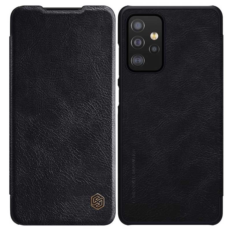 Husa Nillkin Qin Leather compatibila cu Samsung Galaxy A52 4G/5G Black