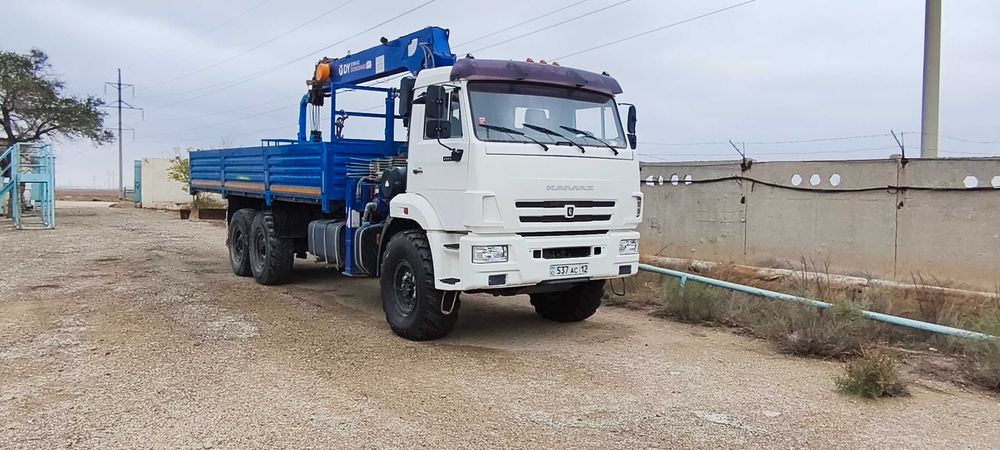 Аренда КамАЗ КМУ (манипулятор) с люлькой