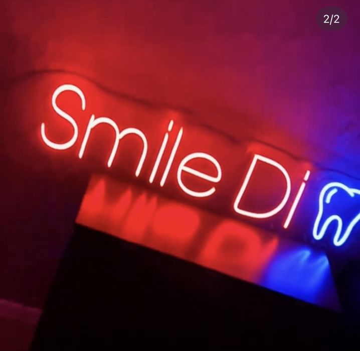 Неоновые вывески из гибкого неона на заказ