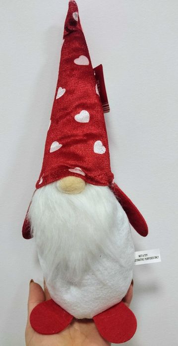Плюшен коледен гном