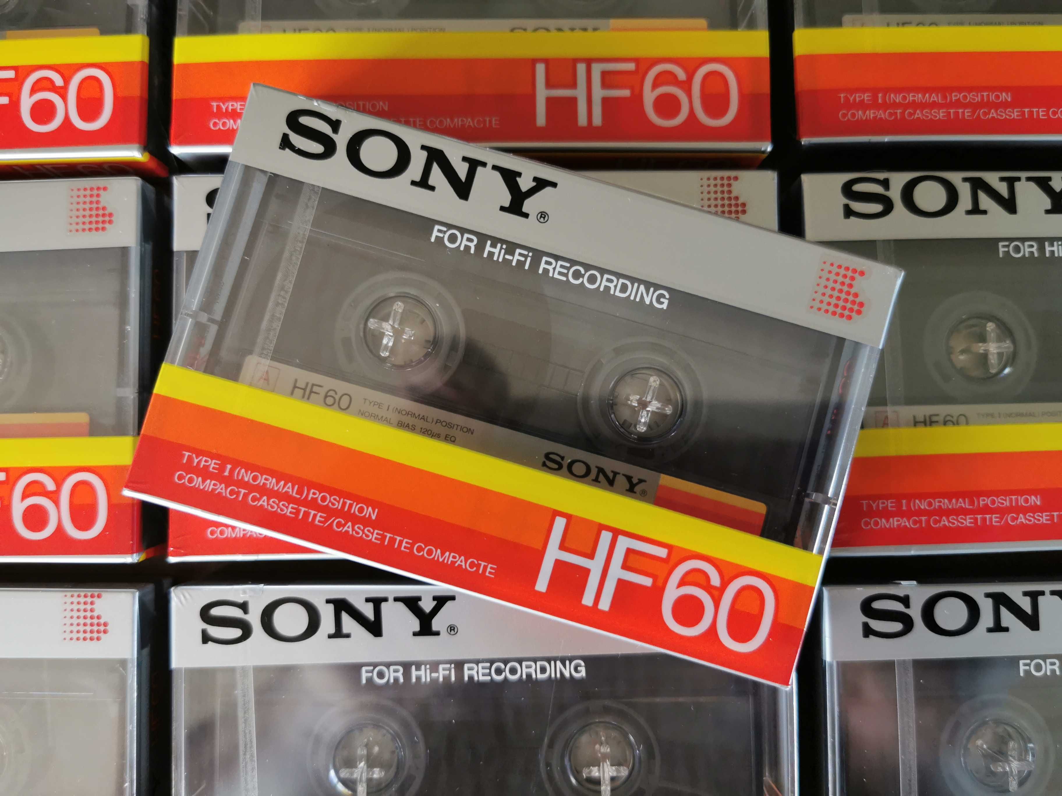 Аудио Касети SONY HF60 HF 60 нови 10 бр. 1985 година