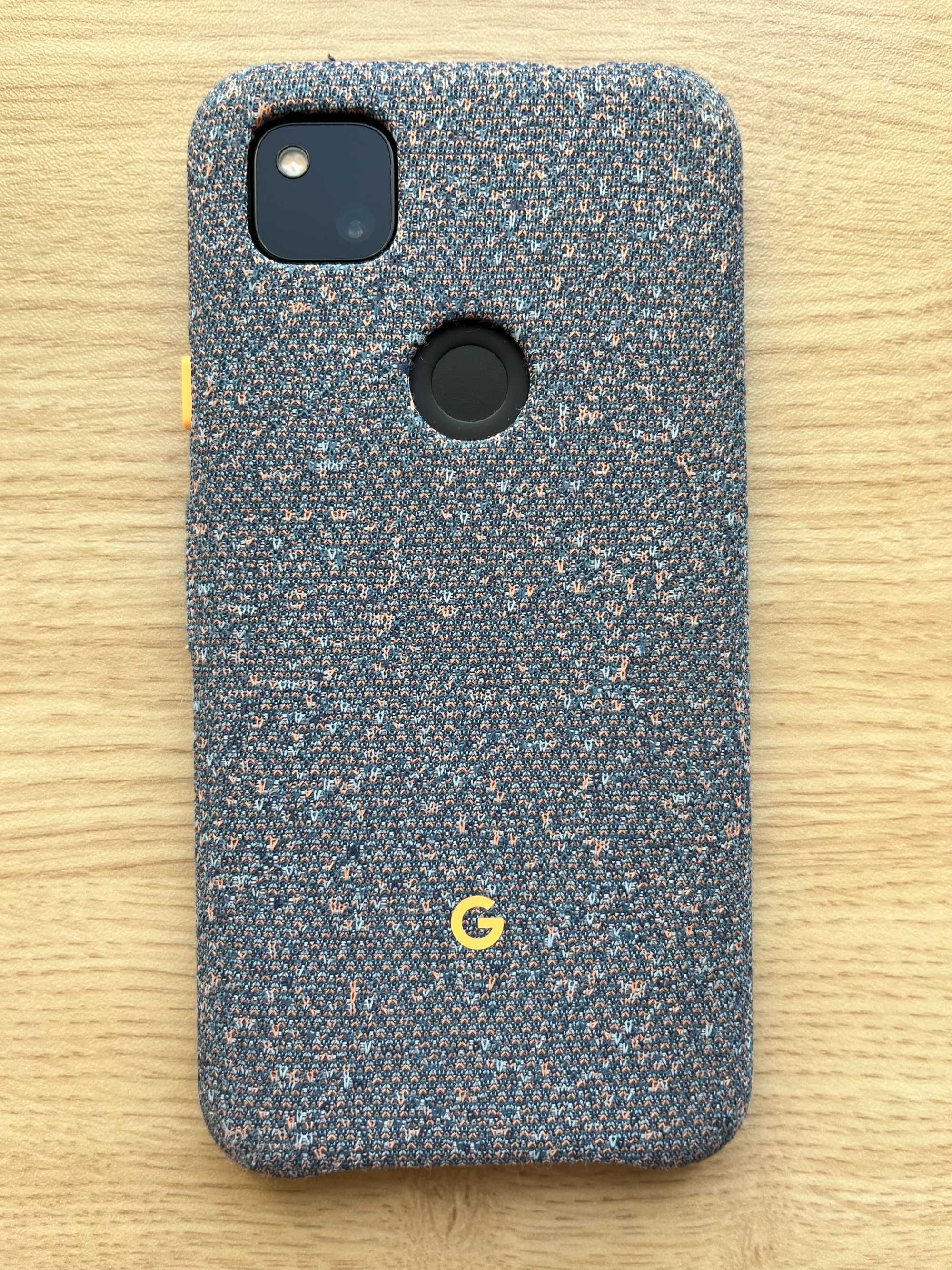 Смартфон Google Pixel 4a 128 Gb + оригинальный чехол Blue Confetti