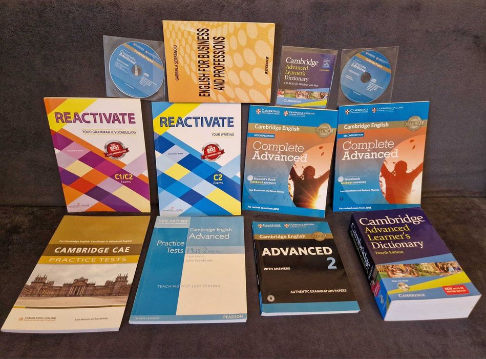 Pachet Cambridge English Engleza C1 C2 CAE CPE Advanced IELTS TOEFL