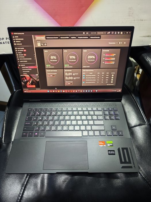 Laptop Gaming HP Omen 16 = Ryzen 9 7940HS/RTX 4070/32 Gb RAM/1 Tb