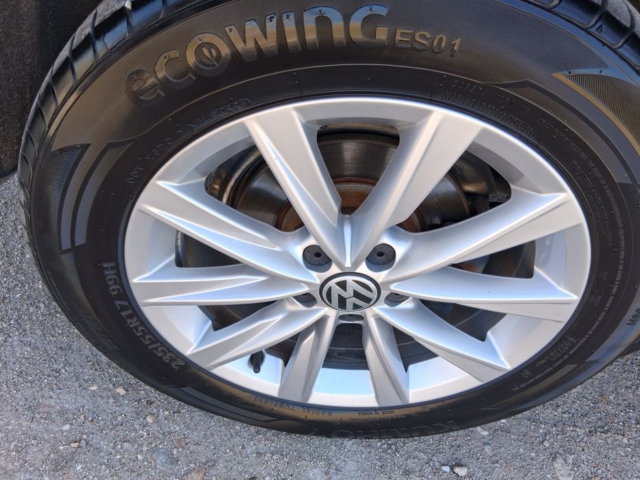 джанти за фолксваген с нови гуми летни 235 55 17