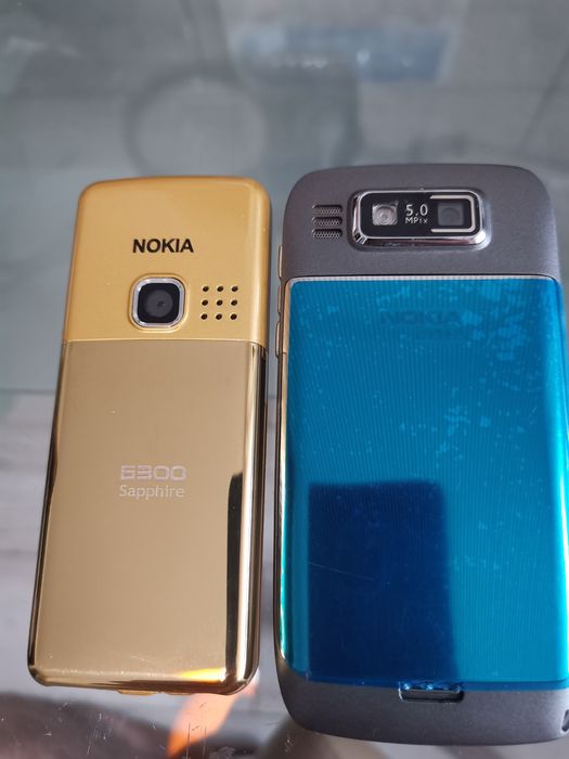 Vând Nokia E72 grei,Nokia 6300 gold,Made in Finlanda,zero minute,cadou