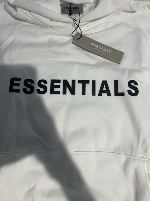 Hanorac essentials alb
