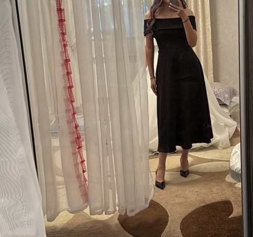 Платье черное вечернее