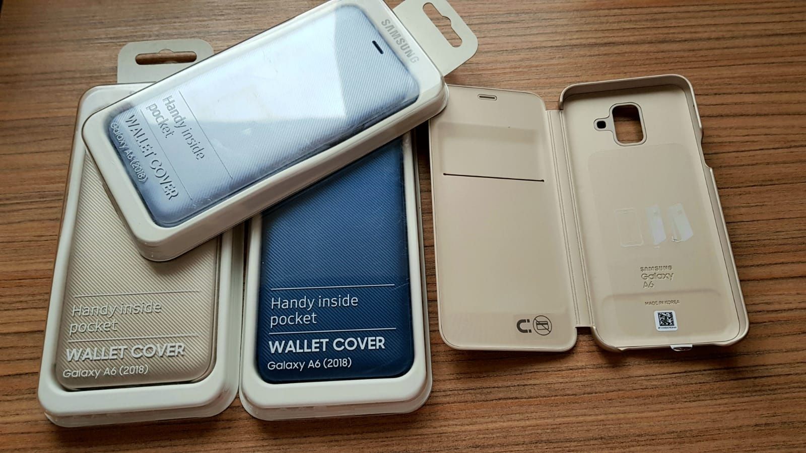 Husa Originala Samsung Galaxy A6 si A6+ plus 2018 Flip cover noua acti