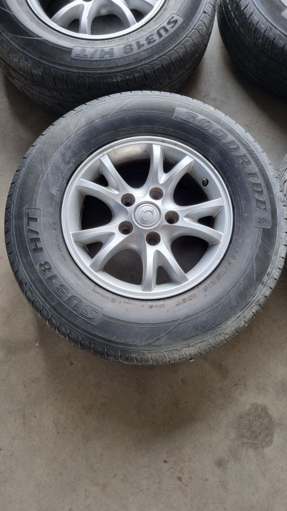 Jante si Anvelope Ssangyong Actyon 235/75R16 dot 2018 M+S