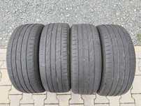 4бр. Летни Гуми С Борд 205/55R/16 -HANKOOK- DOT:4417- 5.2мм. + 4.9мм.