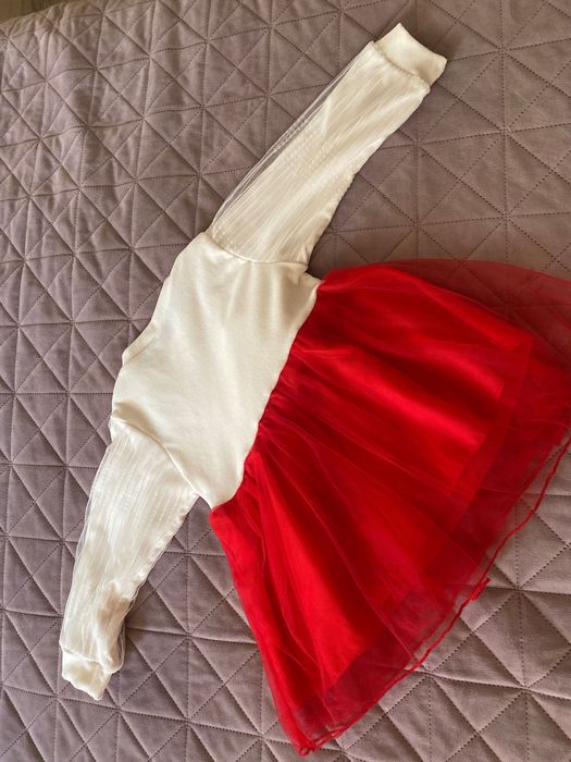 Детска коледна рокля 92-98 размер