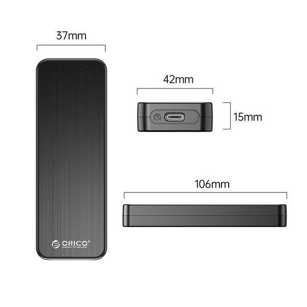 Orico външна кутия за диск Storage - Case - M.2 NVMe M key , 10Gbps