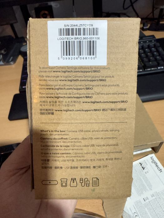 Camera web Logitech Brio  4K USB-C