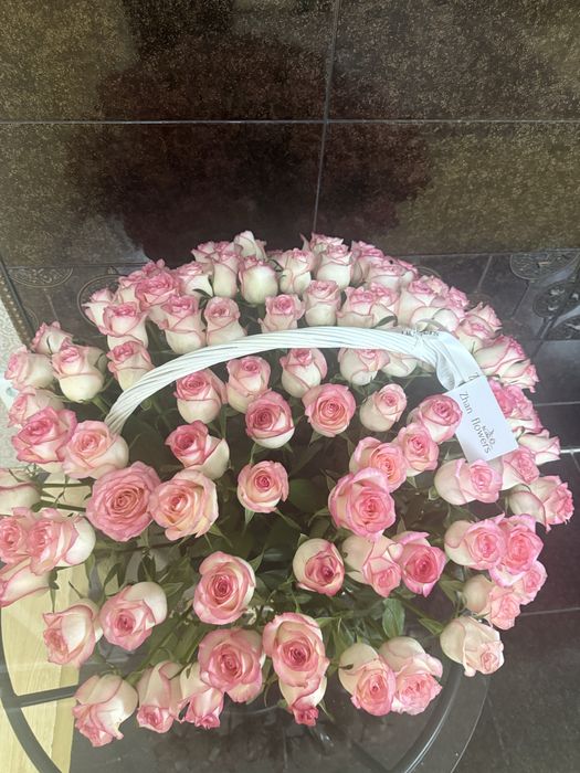 Шикарный букет из 101 розы