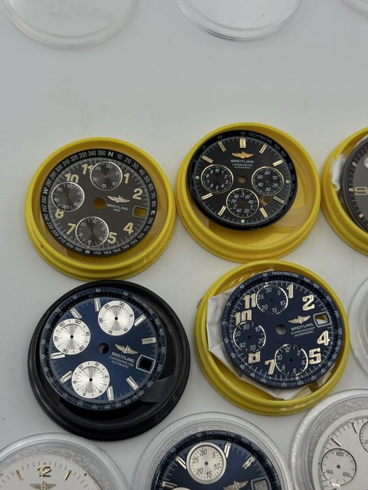 Lot Cadran Breitling Chronomat Colt Aerospace Montbriliant si Insertii