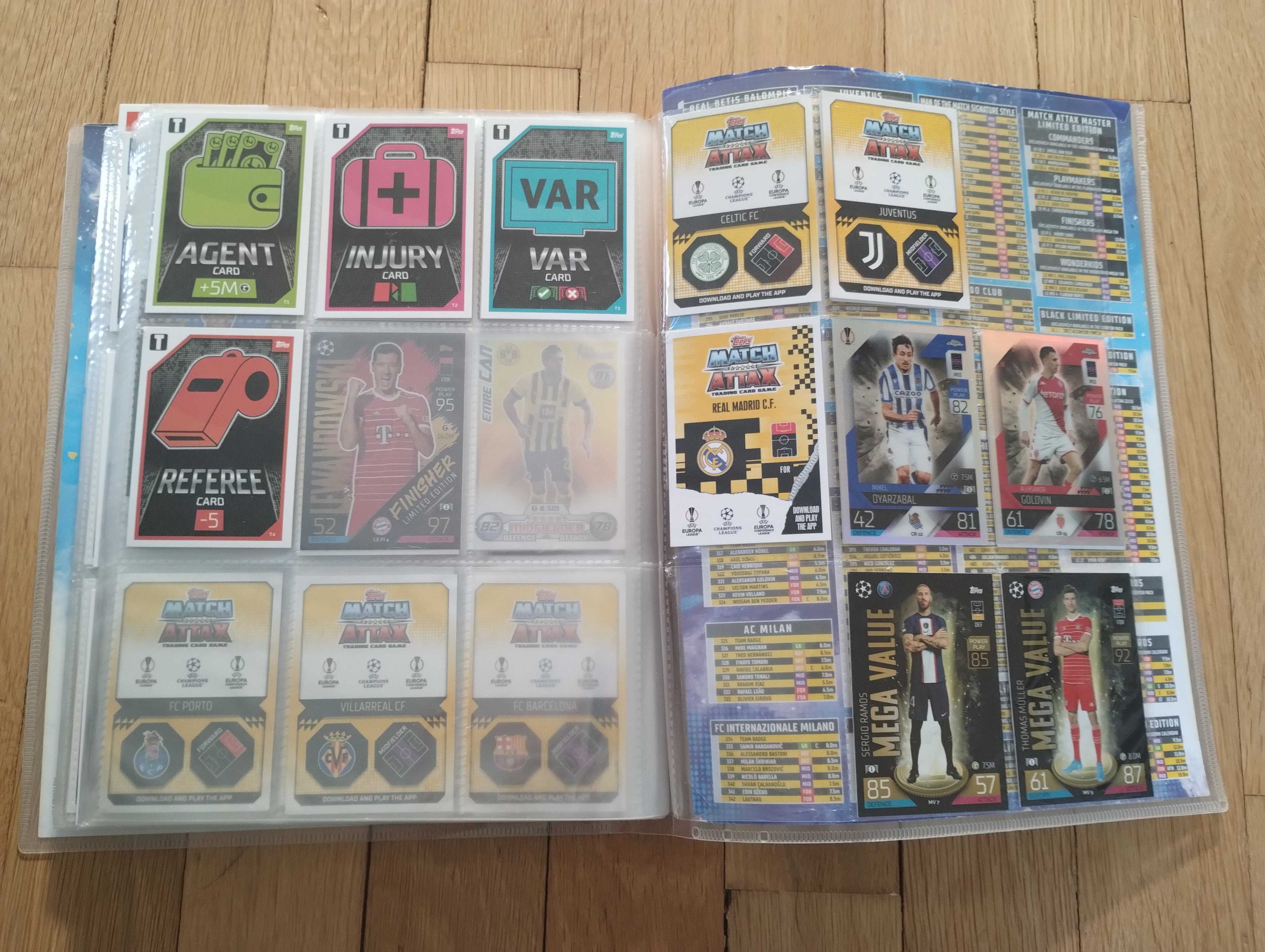 Албум Match Attax 2022/2023 - 90% събран