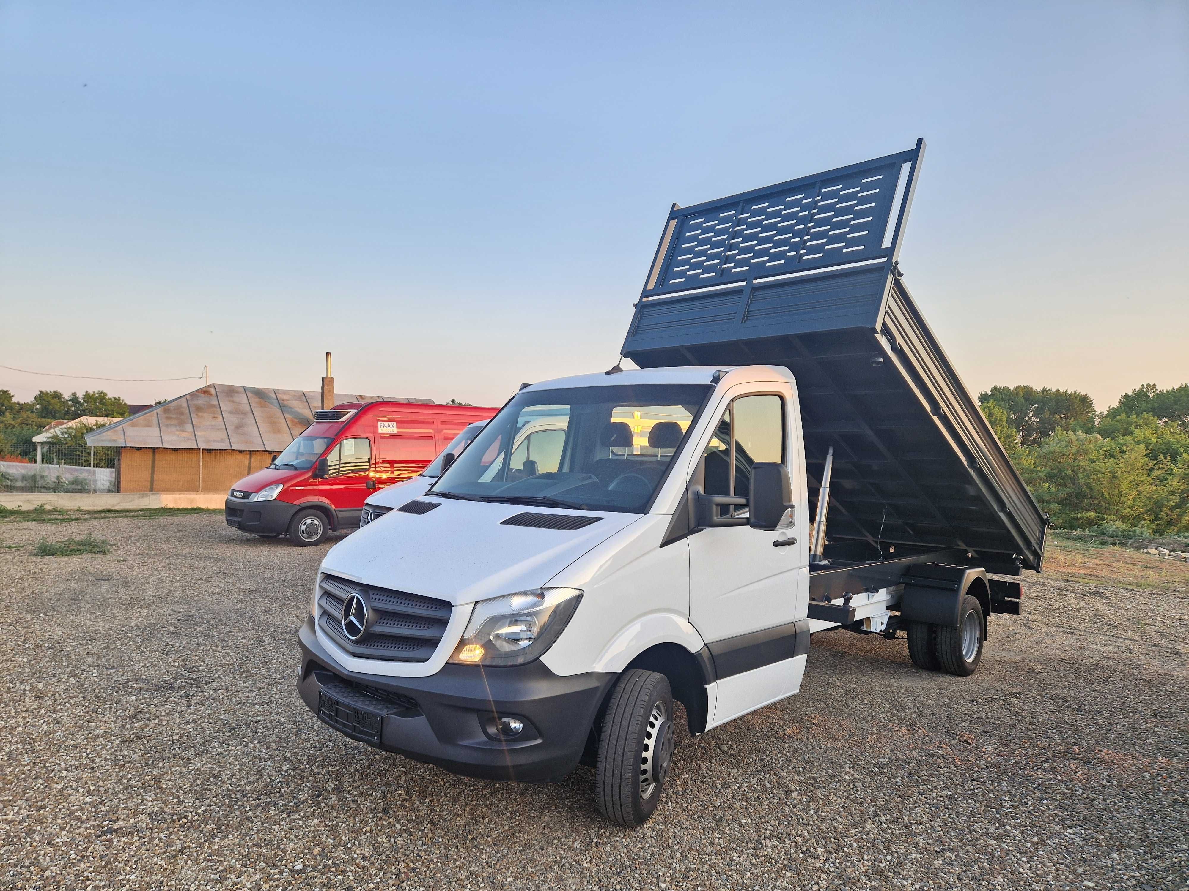 Mercedes-Benz Sprinter 416/419 Basculabil 2018 2.2CDi 160CP benă 4.30m