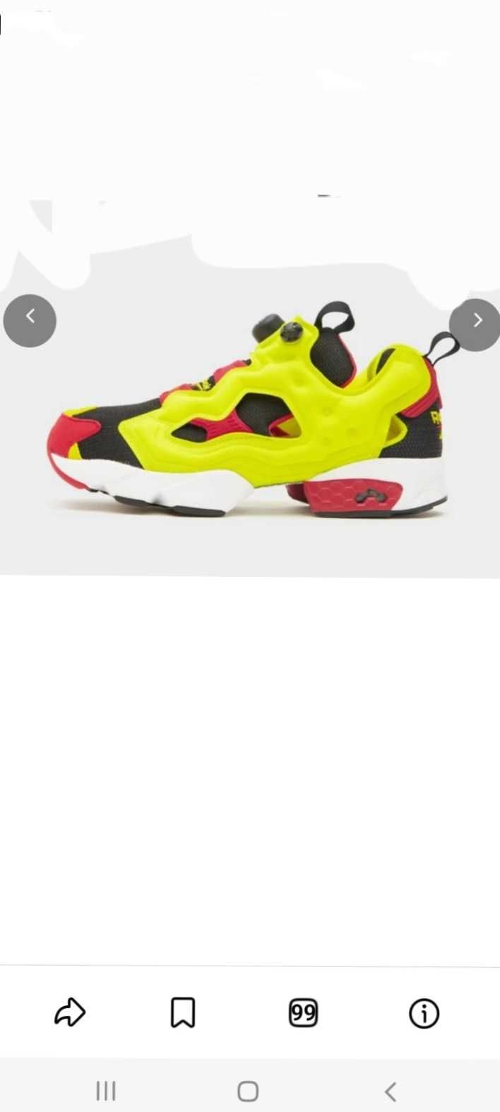 Reebok instapump