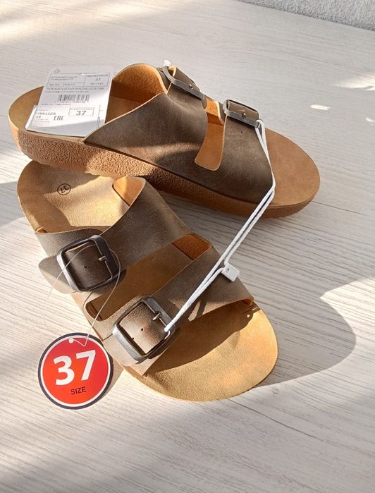 Недорого новые шлепки 37 размер