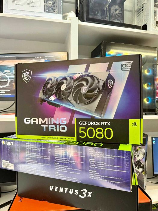 Placa Video RTX 5080 Gaming Trio, noua, 30 luni garantie, Tva inclus!