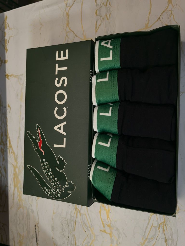 Lacoste боксерки 5 броя в кутия
