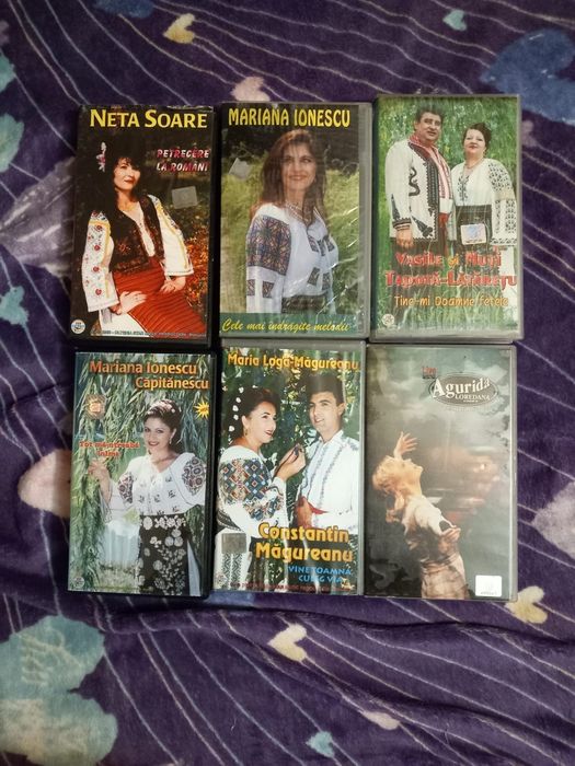 6 casete video muzică de petrecere