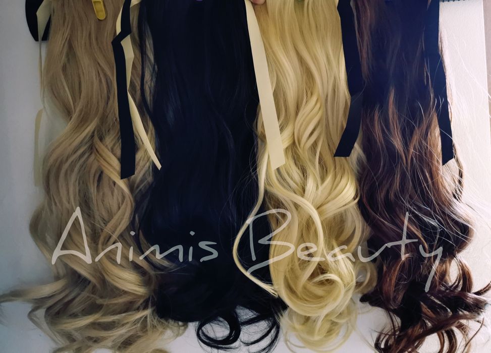 Cozi de par NOI, drepte, ondulate sau crețe