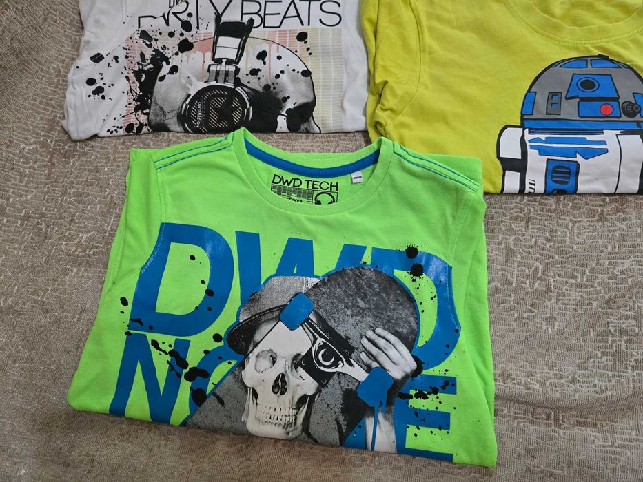 Tricouri copii, marime 9-10 ani, 134-140 cm, 9 tricouri